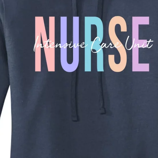 Icu Nurse Intensive Care Unit Nurse Gift Women's Pullover Hoodie