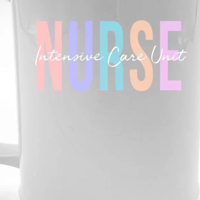 Icu Nurse Intensive Care Unit Nurse Gift Front & Back Beer Stein