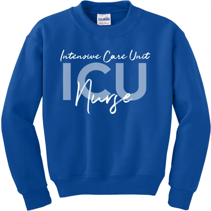 Icu Nurse Intensive Care Unit Gift Kids Sweatshirt