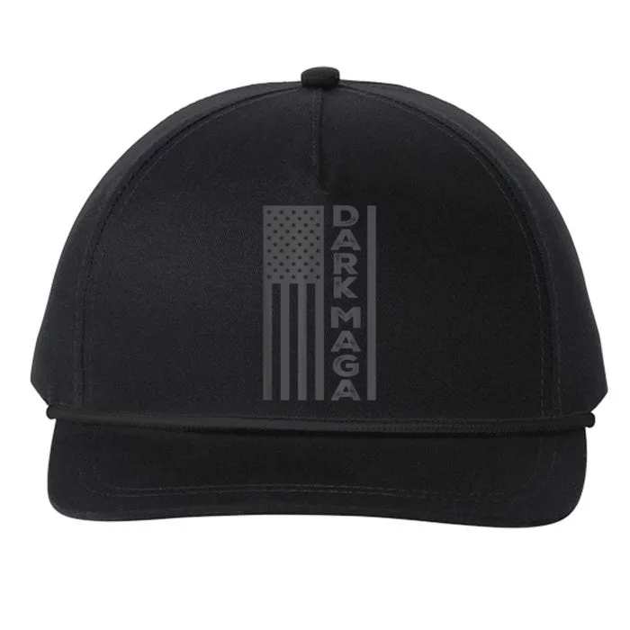 IM Not Just Maga IM Dark Maga Snapback Five-Panel Rope Hat