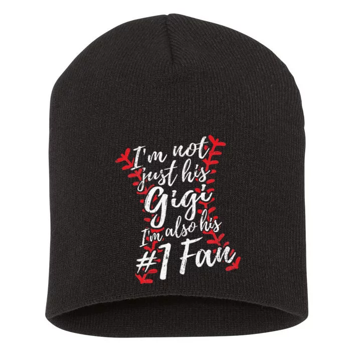 I'm Not Just His Gigi I'm His Number One Fan Baseball Cute Short Acrylic Beanie