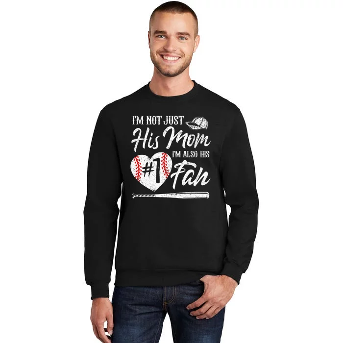 I'm Not Just His Aunt I'm His Number One Fan Baseball Tall Sweatshirt