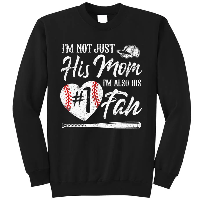 I'm Not Just His Aunt I'm His Number One Fan Baseball Tall Sweatshirt