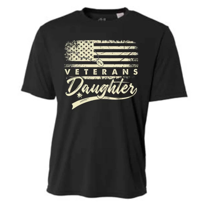 IM Not Just A DaddyS Little Girl IM A VeteranS Daughter Cooling Performance Crew T-Shirt