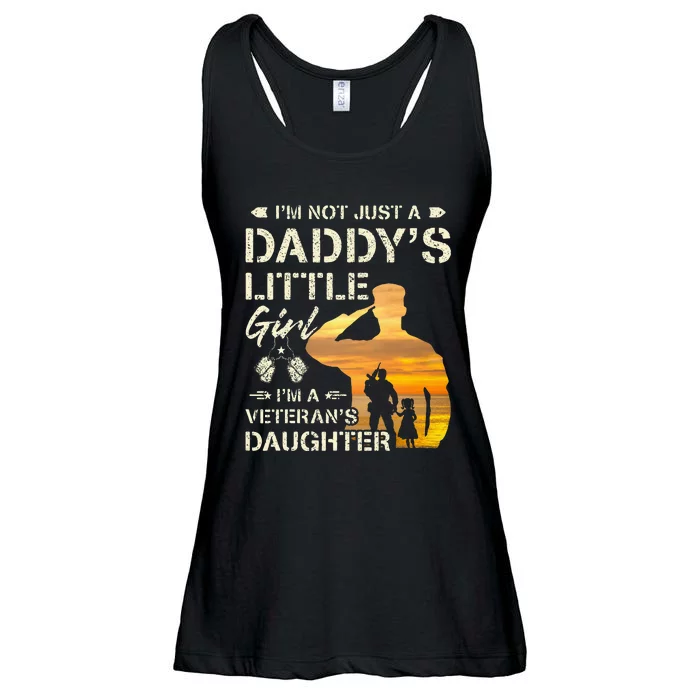 IM Not Just A DaddyS Little Girl IM A VeteranS Daughter Ladies Essential Flowy Tank