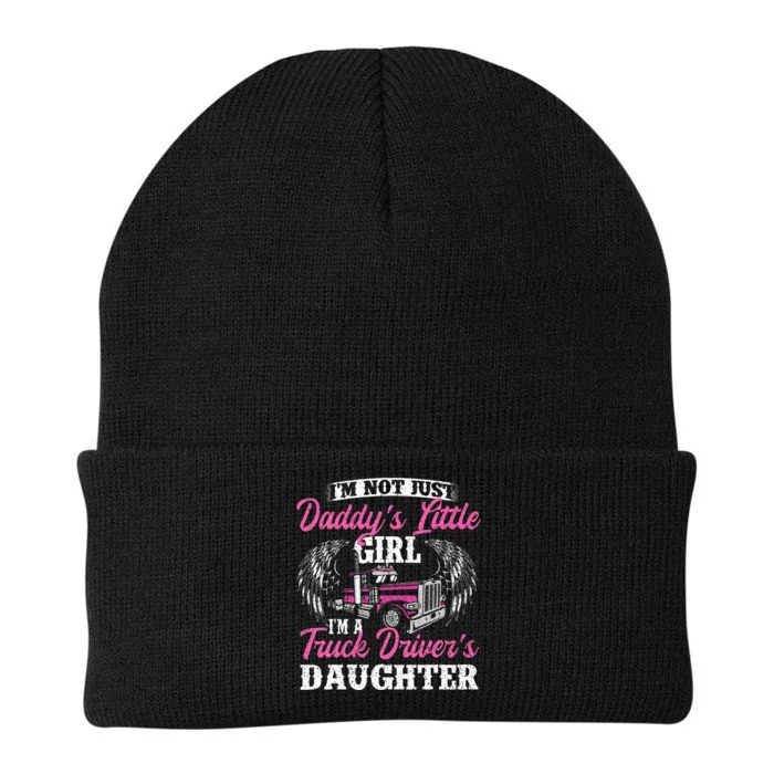 Im Not Just Daddys Little Girl Truck Driver Daughter Knit Cap Winter Beanie