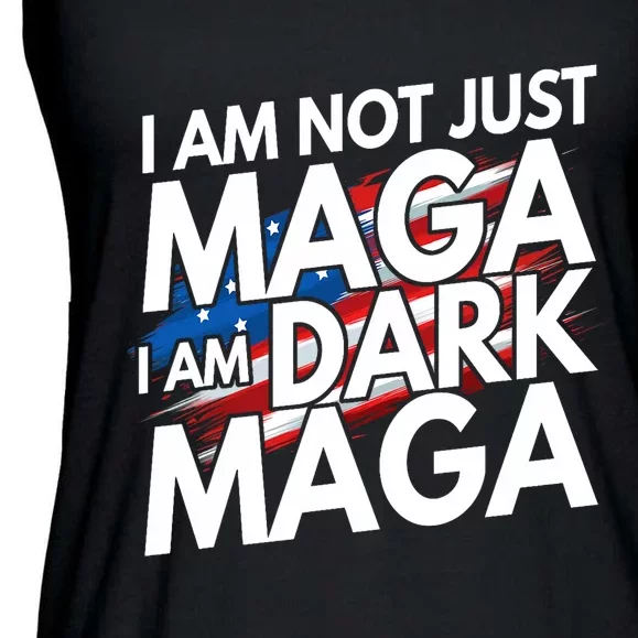 IM Not Just Maga IM Dark Maga Trump 2024 Elections Ladies Essential Flowy Tank