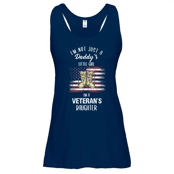 I'm Not Just Daddy's Little Girl Im A Veterans Daughter Ladies Essential Flowy Tank