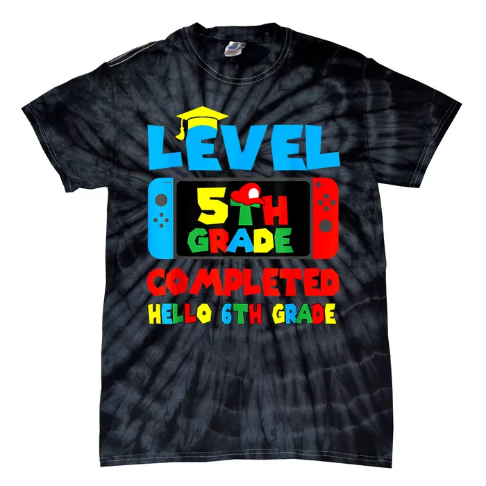 Icu Nurse Level 5th Grade Completed Hello 6th Grade Last Day Of School Gift Tie-Dye T-Shirt