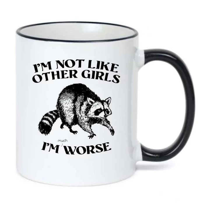 Im Not Like Other Girls Im Much Worse Possum Black Color Changing Mug