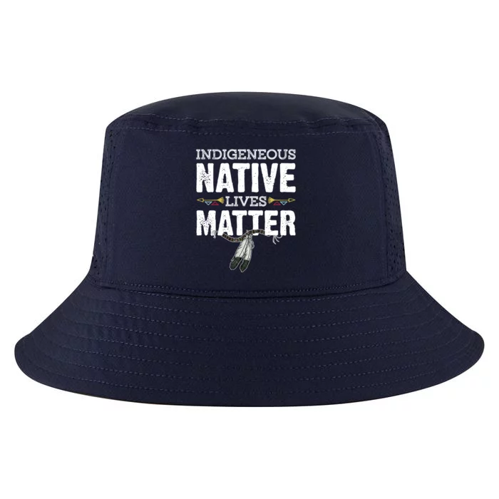 Indigenous Native Lives Matter Native American Day Indian Great Gift Cool Comfort Performance Bucket Hat