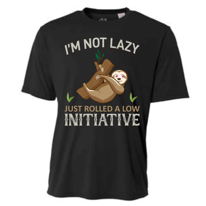 I'm Not Lazy Just Rolled A Low Initative Cooling Performance Crew T-Shirt