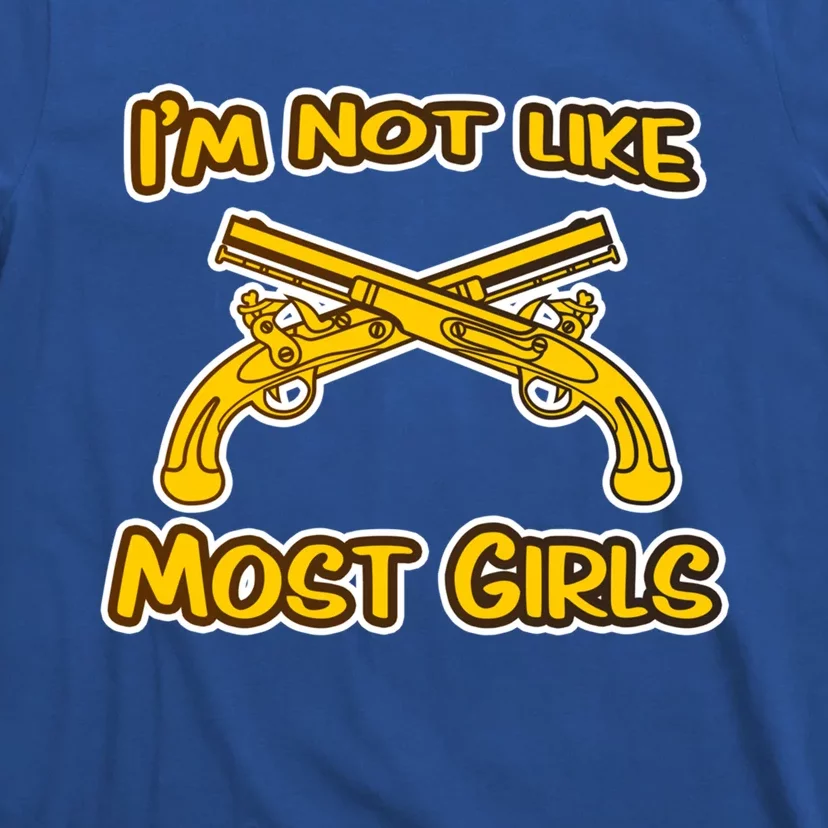 Im Not Like Most Military Police Cross Pistols Cute Gift T-Shirt