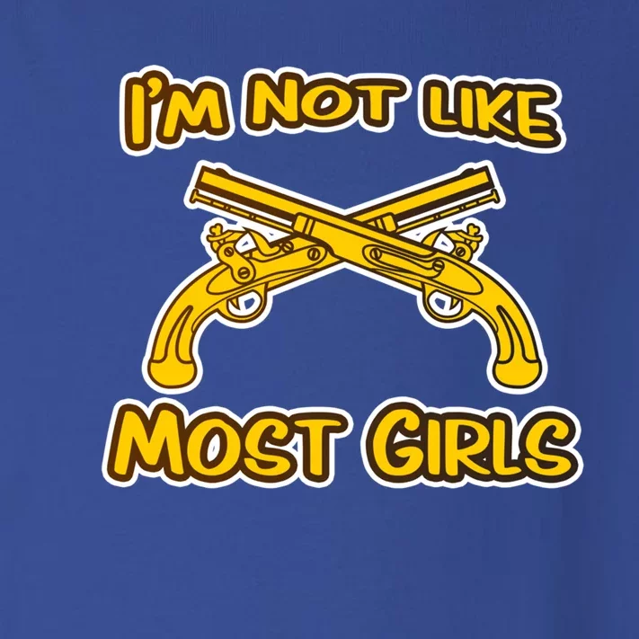 Im Not Like Most Military Police Cross Pistols Cute Gift Toddler Long Sleeve Shirt