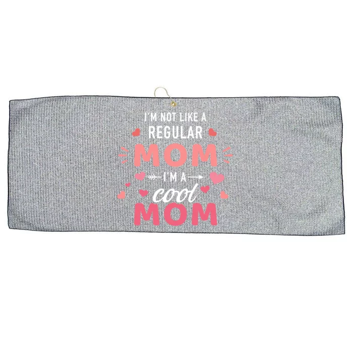 I'm Not Like A Regular Mom I'm A Cool Mother Funny Gift Large Microfiber Waffle Golf Towel