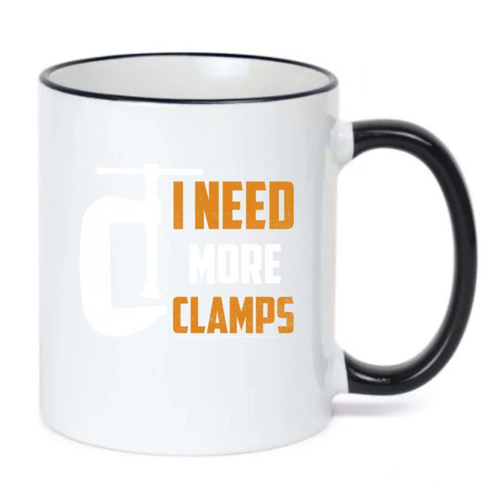 I Need More Clamps Woodworker Carpenter Cool Gift Black Color Changing Mug