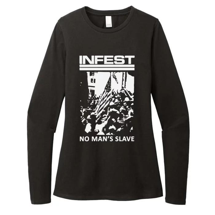 Infest No Mans Slave Womens CVC Long Sleeve Shirt