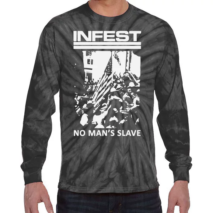 Infest No Mans Slave Tie-Dye Long Sleeve Shirt