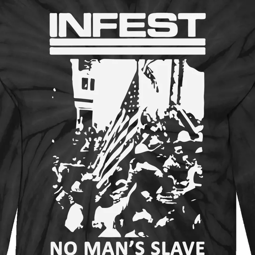 Infest No Mans Slave Tie-Dye Long Sleeve Shirt