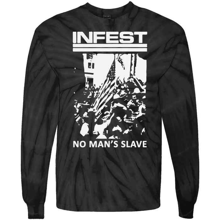 Infest No Mans Slave Tie-Dye Long Sleeve Shirt