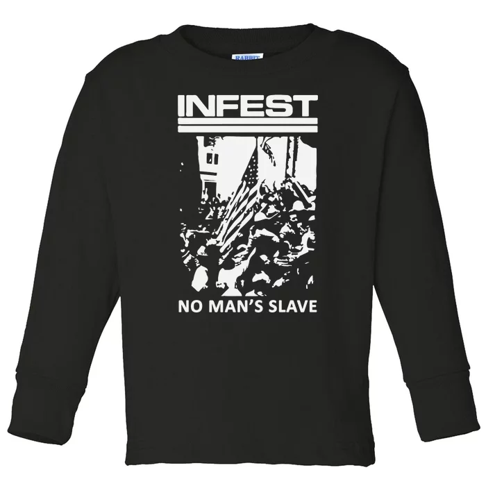 Infest No Mans Slave Toddler Long Sleeve Shirt