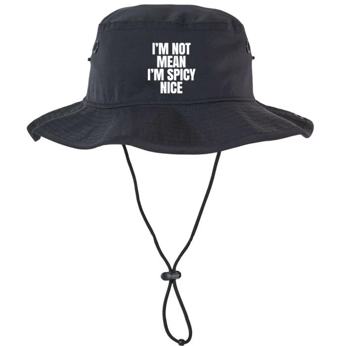 Im Not Mean Im Spicy Nice Funny Legacy Cool Fit Booney Bucket Hat