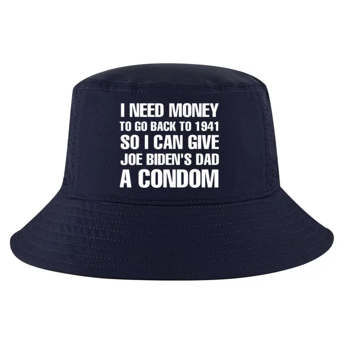 I Need Money To Go Back To 1941 Funny Anti Joe Biden Cool Comfort Performance Bucket Hat