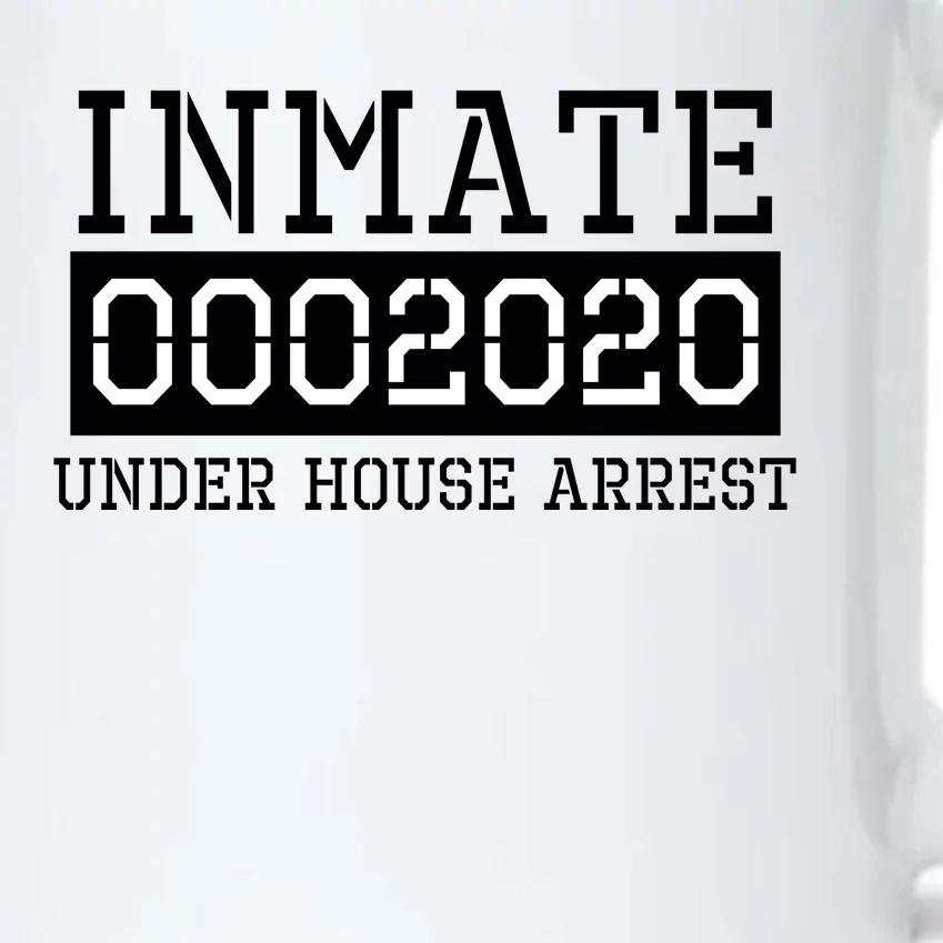 Inmate Under House Arrest Funny Prison Costume Black Color Changing Mug