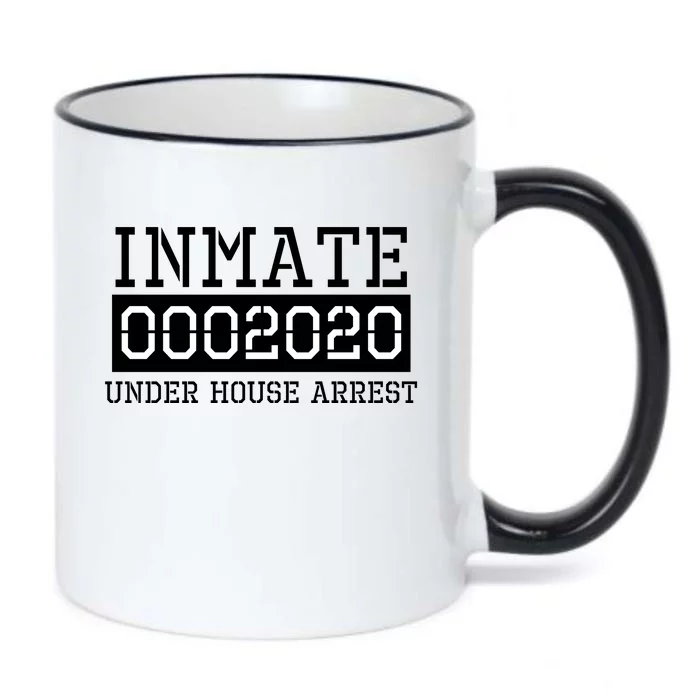 Inmate Under House Arrest Funny Prison Costume Black Color Changing Mug