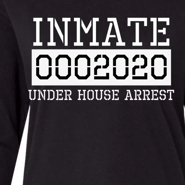 Inmate Under House Arrest Funny Prison Costume Womens Cotton Relaxed Long Sleeve T-Shirt