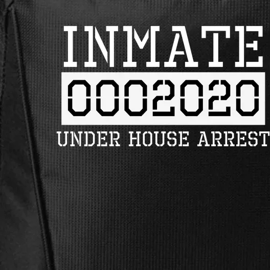 Inmate Under House Arrest Funny Prison Costume City Backpack