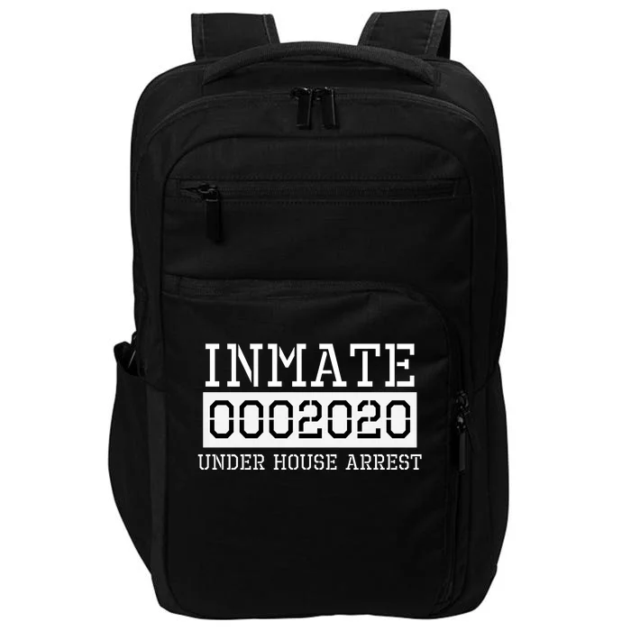 Inmate Under House Arrest Funny Prison Costume Impact Tech Backpack