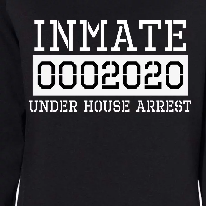 Inmate Under House Arrest Funny Prison Costume Womens California Wash Sweatshirt