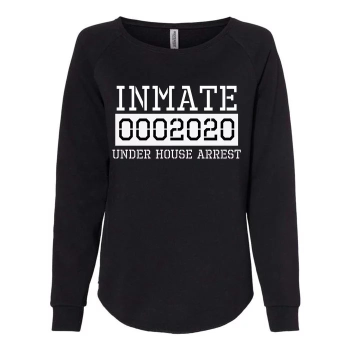 Inmate Under House Arrest Funny Prison Costume Womens California Wash Sweatshirt