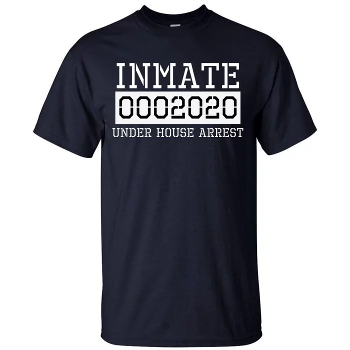 Inmate Under House Arrest Funny Prison Costume Tall T-Shirt