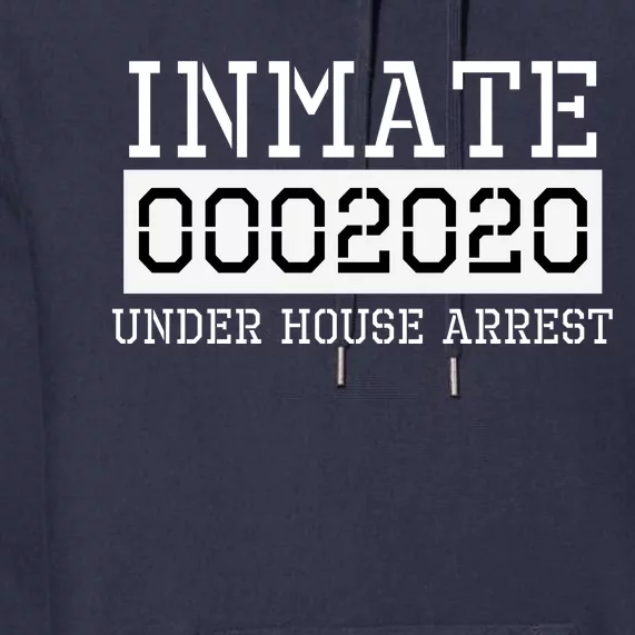 Inmate Under House Arrest Funny Prison Costume Premium Hoodie