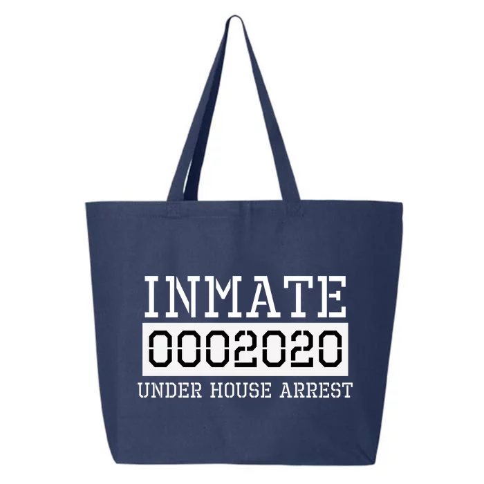 Inmate Under House Arrest Funny Prison Costume 25L Jumbo Tote