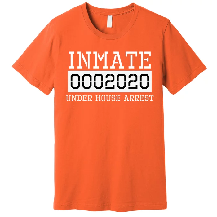 Inmate Under House Arrest Funny Prison Costume Premium T-Shirt