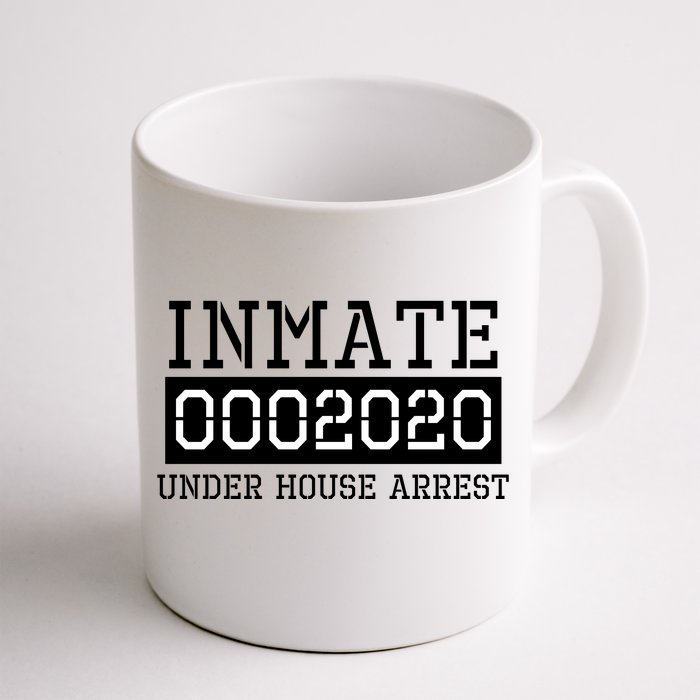 Inmate Under House Arrest Funny Prison Costume Front & Back Coffee Mug