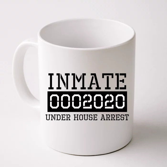 Inmate Under House Arrest Funny Prison Costume Front & Back Coffee Mug