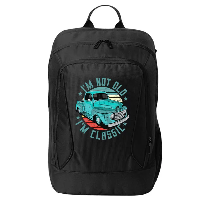 I'm Not Old I'm Classic Funny Retro Cool Car Vintage City Backpack