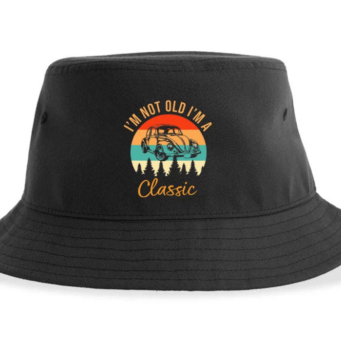 IM Not Old IM Classic Car Retro Sustainable Bucket Hat