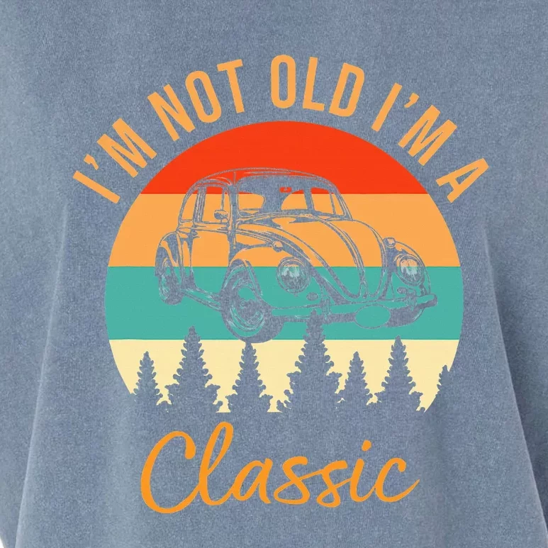 IM Not Old IM Classic Car Retro Garment-Dyed Women's Muscle Tee