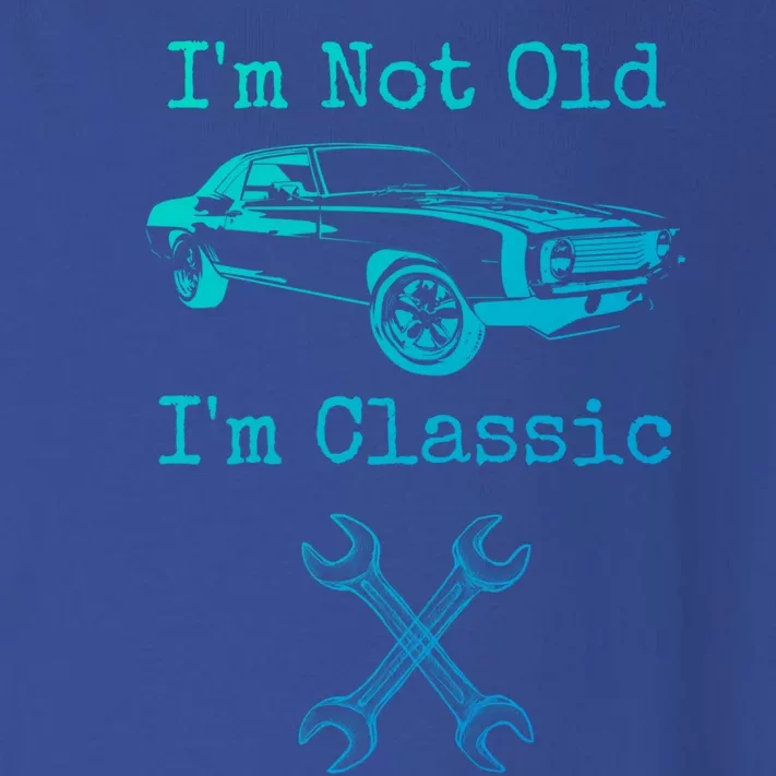 Im Not Old Im Classic Cool Car Graphic Retired Dad Grandpa Cool Gift Toddler Long Sleeve Shirt