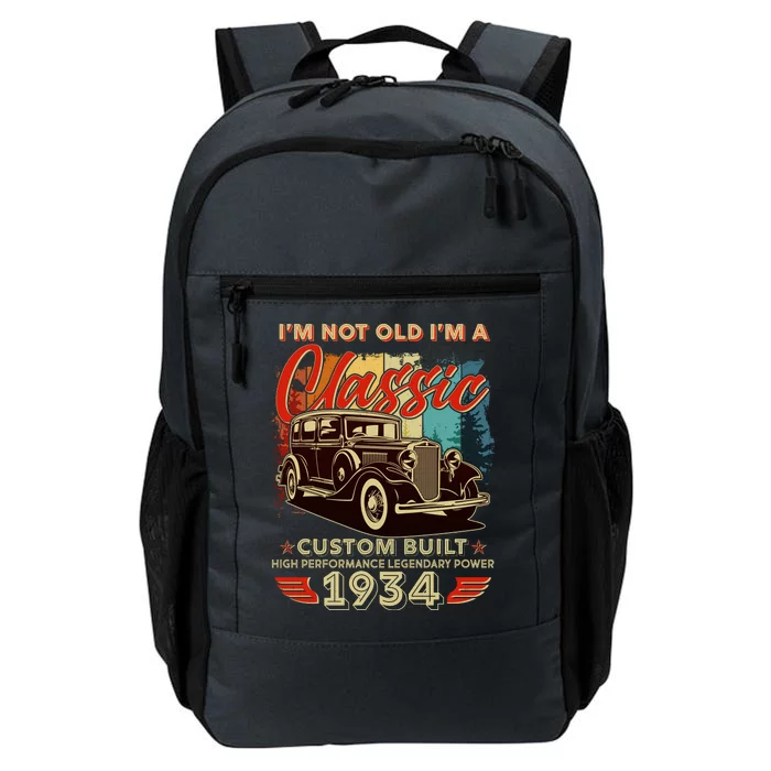 90th Birthday Im Not Old Im A Classic 1934 Custom Built Daily Commute Backpack