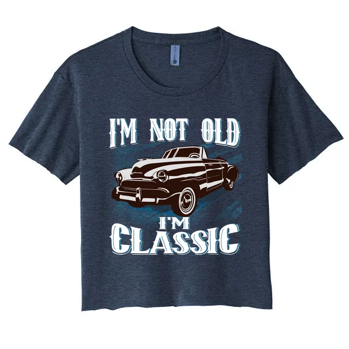 IM Not Old IM Classic Women's Crop Top Tee