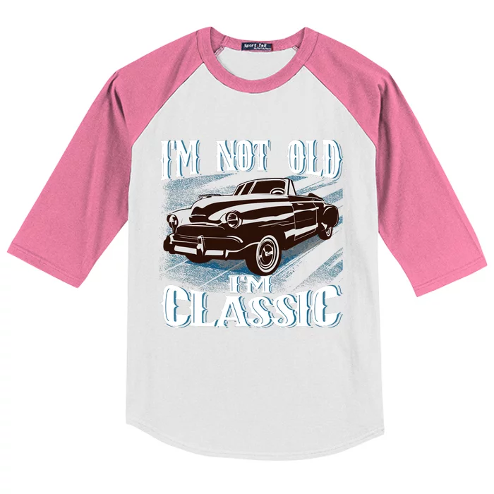 IM Not Old IM Classic Kids Colorblock Raglan Jersey