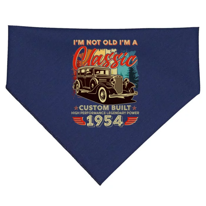 70th Birthday Im Not Old Im A Classic 1954 Custom Built USA-Made Doggie Bandana