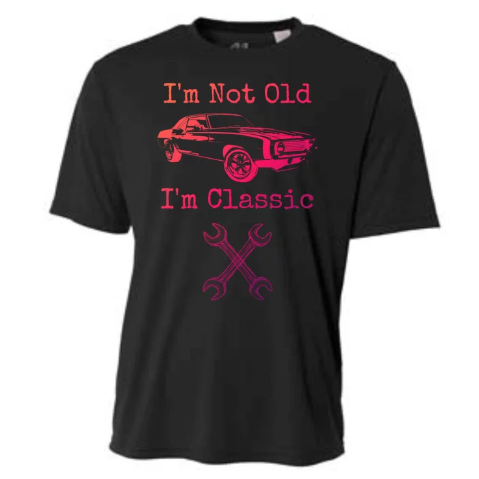 Im Not Old Im Classic Cool Car Graphic Retired Dad Grandpa Cool Gift Cooling Performance Crew T-Shirt