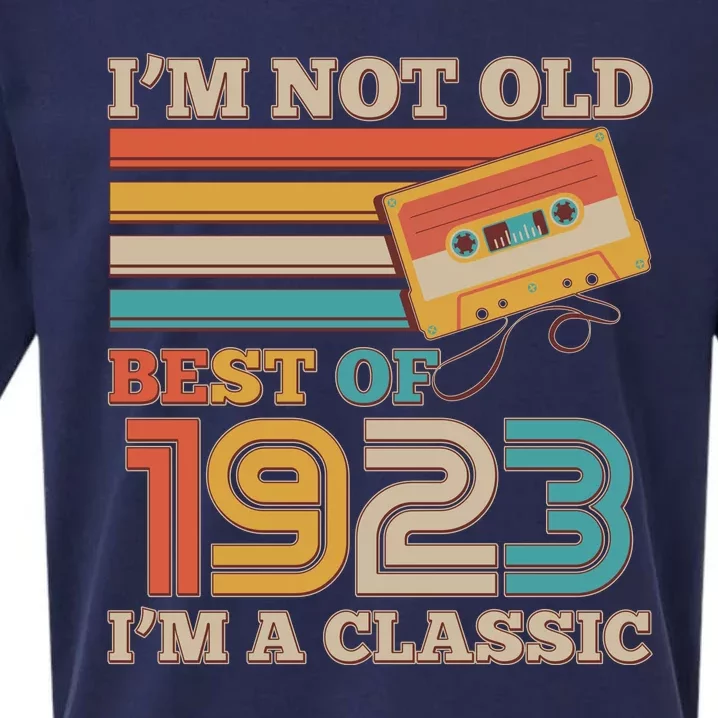 I'm Not Old Best Of 1923 I'm A Classic 100th Birthday Sueded Cloud Jersey T-Shirt